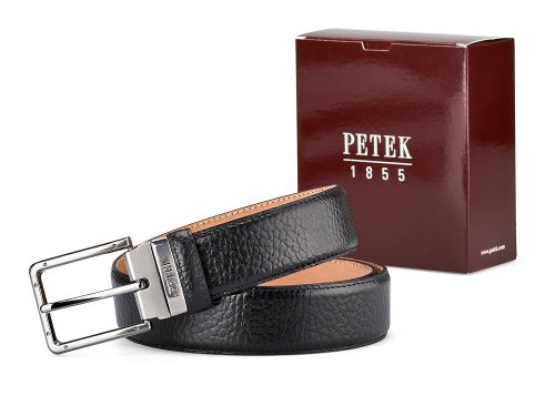 Класический мужской  ремінь из натуральной кожи  Petek 1855 3504611 (046-01) 