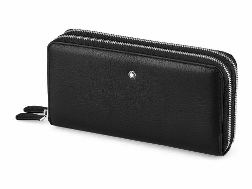 Мужской клатч-кошелек из натуральной кожи   Mont Blanc 2802 