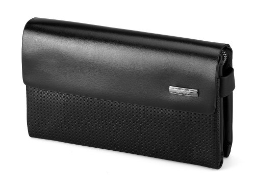  Мужская барсетка - клатч з натуральной кожи  LeGRAND collection 136-1 Black 