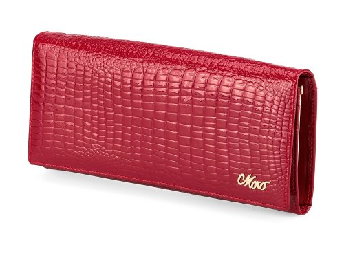 Женский кошелек из натуральной кожи  Moro&Jenny 59010 E Red 