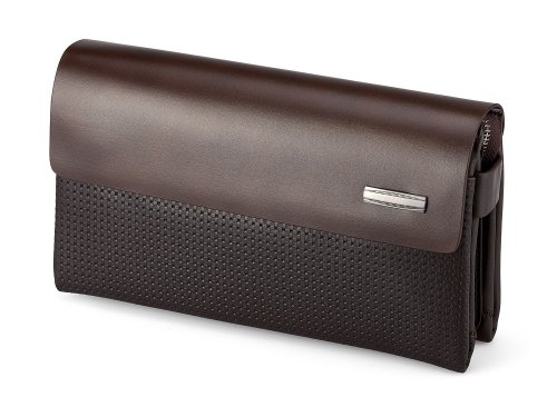 Мужская берсетка - клатч из натуральной  кожи  LeGRAND collection 136-1 Brown 