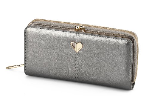 Женский  кошелек  з натуральной кожи  Moro&Jenny 182-147 N Silver 
