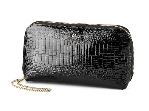 Кожаная женская  косметичка Moro&Jenny 59057 A Black 