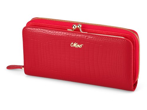 Женский кошелек из натуральной кожи  Moro&Jenny 59056 E Red 