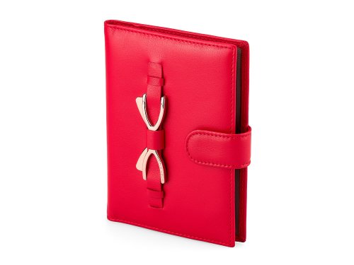 Женская обложка  для документов  из натуральной кожи  Nikole Richie 1407 E Red 