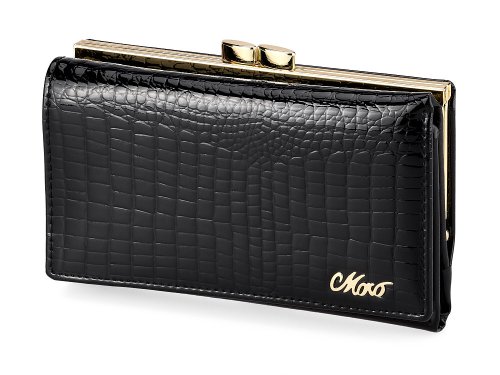 Шкіряний жіночий гаманець Moro&Jenny 59011 A Black 