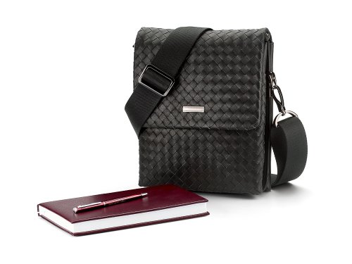 Шкіряна чоловіча сумка LeGRAND collection 2078-4M Black 