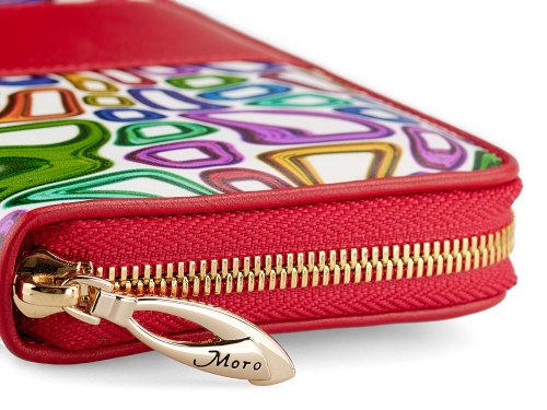  Женский кожаный кошелек  Moro&Jenny 177-76 E 