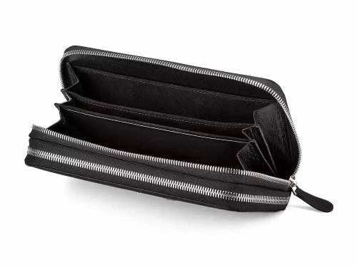 Мужской клатч-кошелек из натуральной кожи   Mont Blanc 2802 