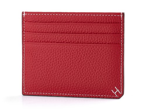 Картхолдер из натуральной кожи  Hermes 219 Red