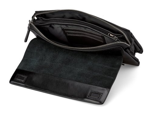  Мужская барсетка - клатч з натуральной кожи  LeGRAND collection 136-1 Black 