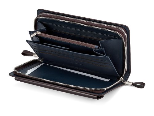 Кожанный мужской клатч LeGRAND collection 022-2 коричневый