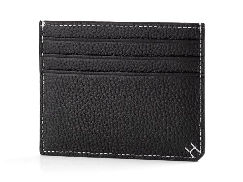Картхолдер из натуральной кожи  Hermes 219 Black 