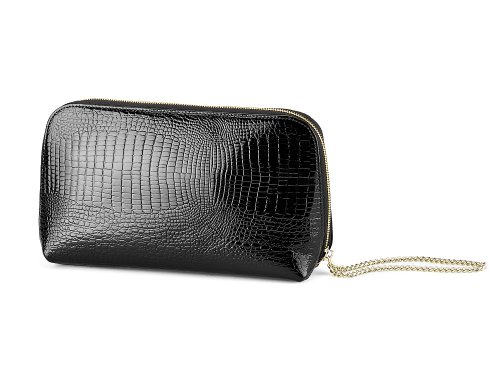 Кожаная женская  косметичка Moro&Jenny 59057 A Black 