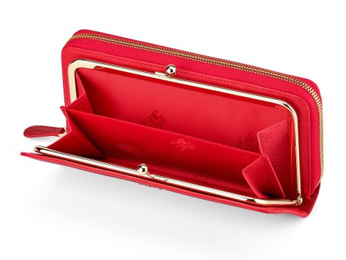 Женский кошелек из натуральной кожи  Moro&Jenny 59056 E Red 