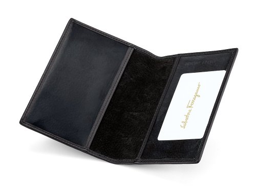 Шкіряна обкладинка для паспорта Salvatore Ferragamo 8086 A Black 