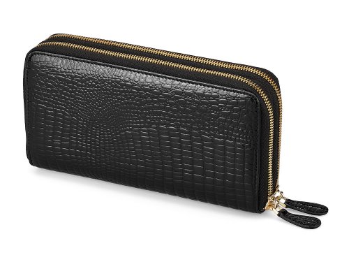 Кожаный женский кошелек - клатч Moro&Jenny 59049 A Black