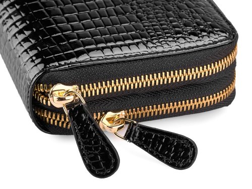 Кожаный женский кошелек - клатч Moro&Jenny 59049 A Black