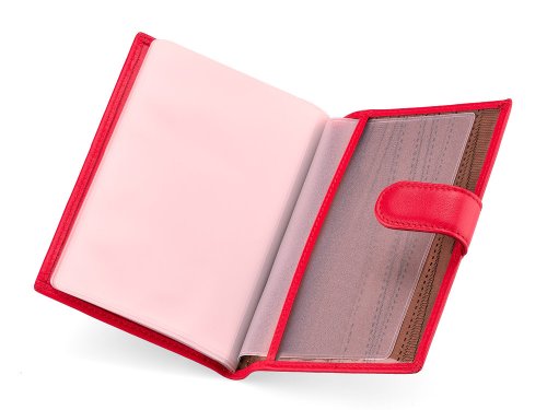 Женская обложка  для документов  из натуральной кожи  Nikole Richie 1407 E Red 