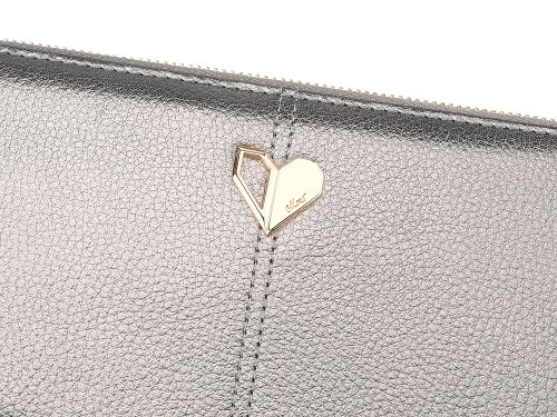 Кожаный женский кошелек  Moro&Jenny 182-76 N Silver 