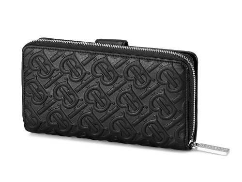 Кожаный женский кошелек Burberry 5633 A Black 