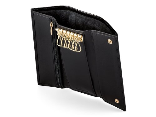 Кожаная женская  ключниця Moro&Jenny 59033 A Black 