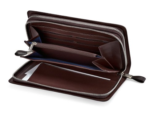  Кожаній мужской  клатч LeGRAND collection 033-2 Brown 