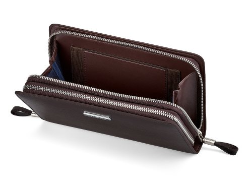  Кожаній мужской  клатч LeGRAND collection 033-2 Brown 