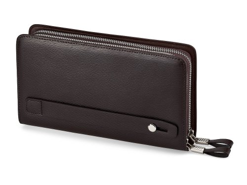  Кожаній мужской  клатч LeGRAND collection 033-2 Brown 