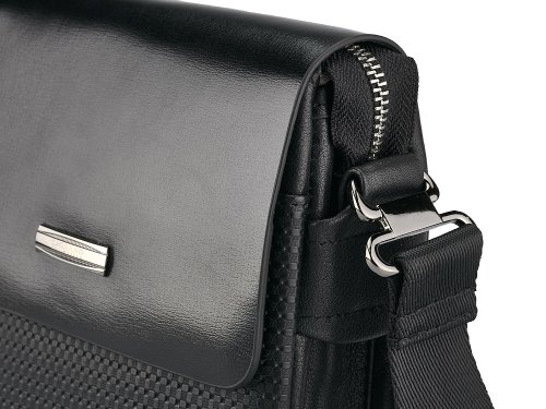 Мужская  сумка з натуральной  кожи  LeGRAND collection 319-6 Black