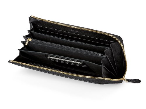 Женский кошелек - клатч из настуральной кожи Moro&Jenny 59047 A Black 