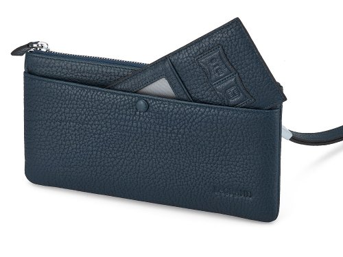 Кожанный мужской  клатч LeGRAND collection 0172-8C Blue синий