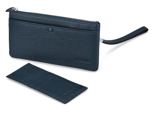 Кожанный мужской  клатч LeGRAND collection 0172-8C Blue синий