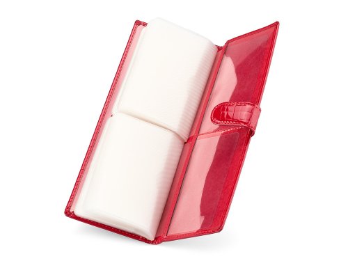 Кожаная женская визитница Moro&Jenny 59044 E Red