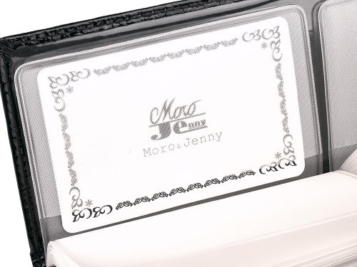 Шкіряна жіноча візитниця Moro&Jenny 59044 A Black чорна