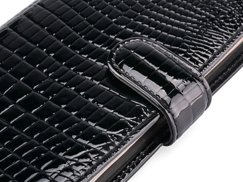 Шкіряна жіноча візитниця Moro&Jenny 59044 A Black чорна