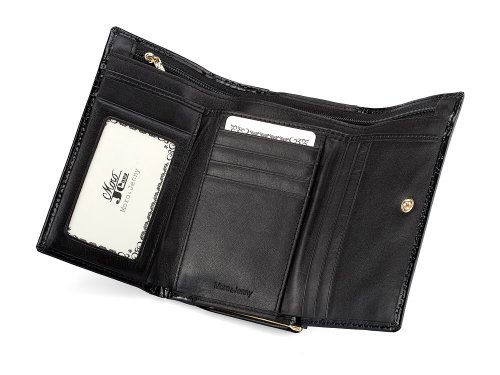 Шкіряний жіночий гаманець Moro&Jenny 59011 A Black 
