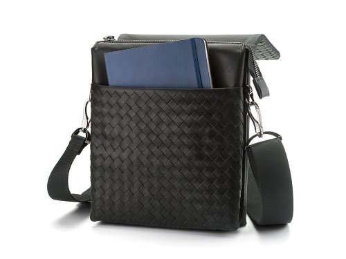 Шкіряна чоловіча сумка LeGRAND collection 2078-4M Black 