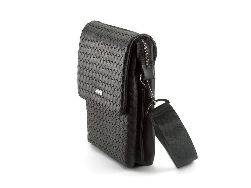 Шкіряна чоловіча сумка LeGRAND collection 2078-4M Black 