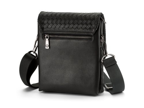 Шкіряна чоловіча сумка LeGRAND collection 2078-4M Black 