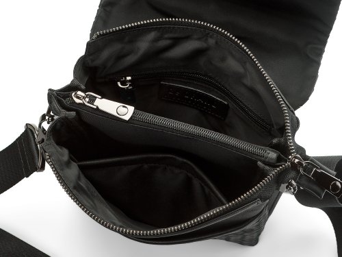 Шкіряна чоловіча сумка LeGRAND collection 2078-4M Black 