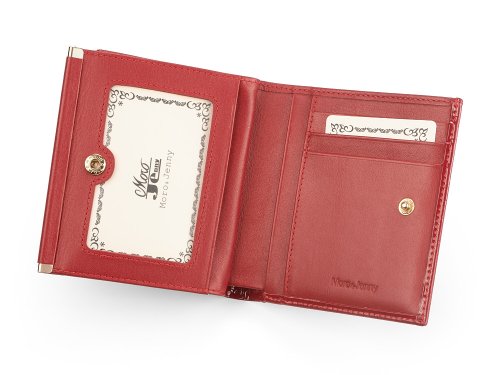Женский кошелек из натуральной кожи  Moro & Jenny 59058 E Red 